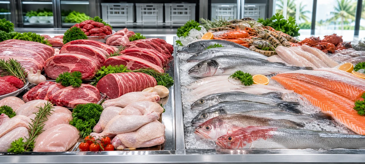 Fresh meat dan ikan segar untuk catering dan HORECA