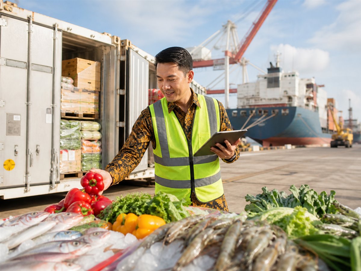 Layanan rantai pasok produk pangan untuk export