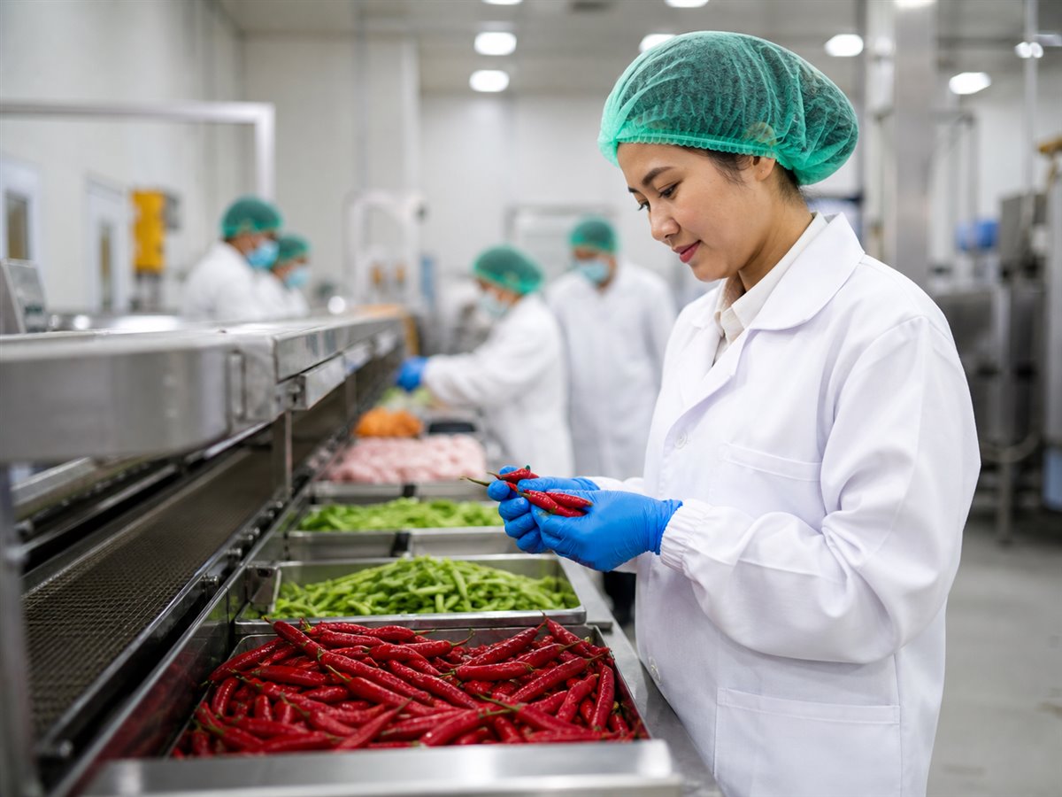 Bahan baku dan layanan rantai pasok untuk food industry