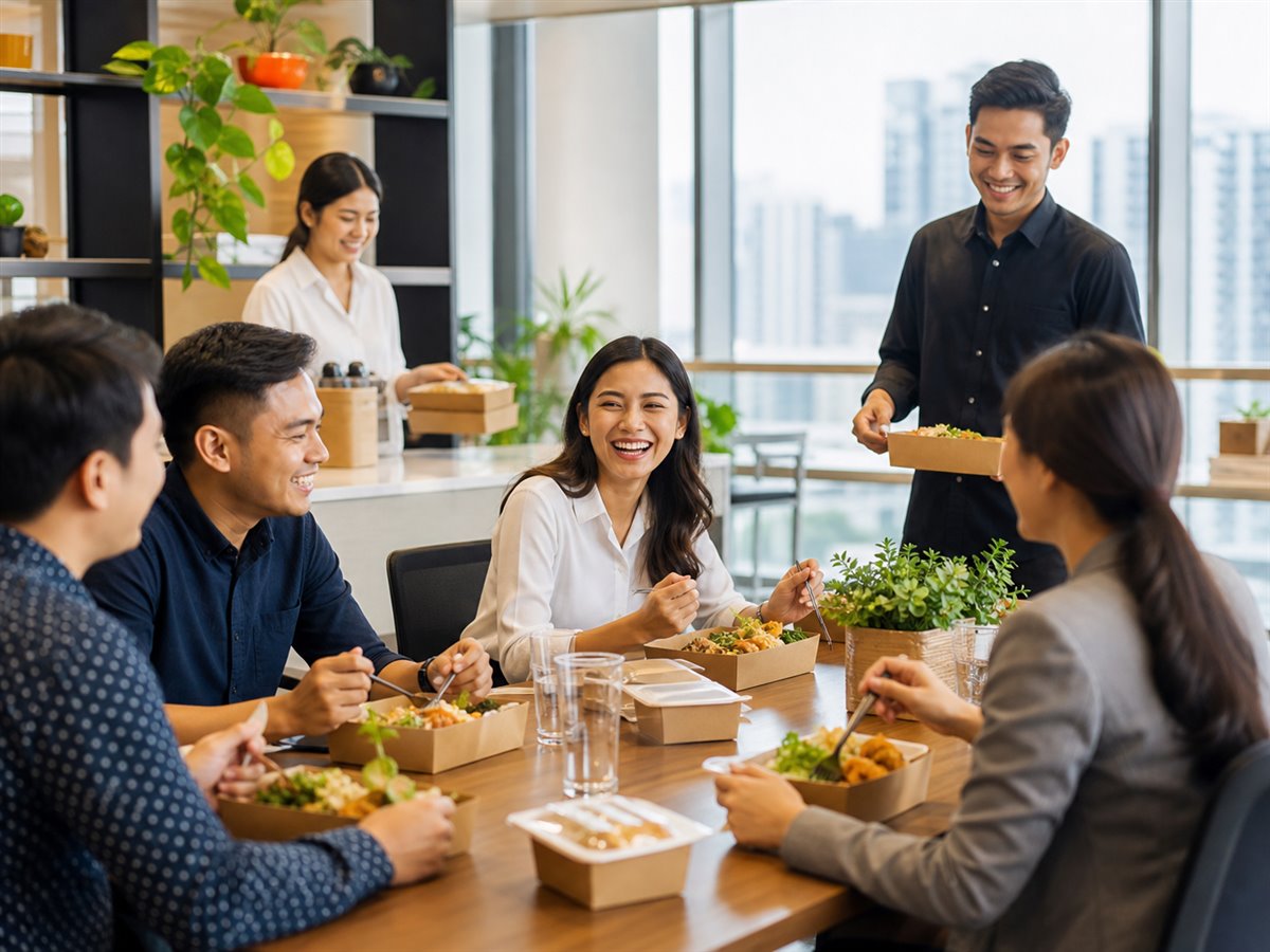 Layanan makanan untuk kantor